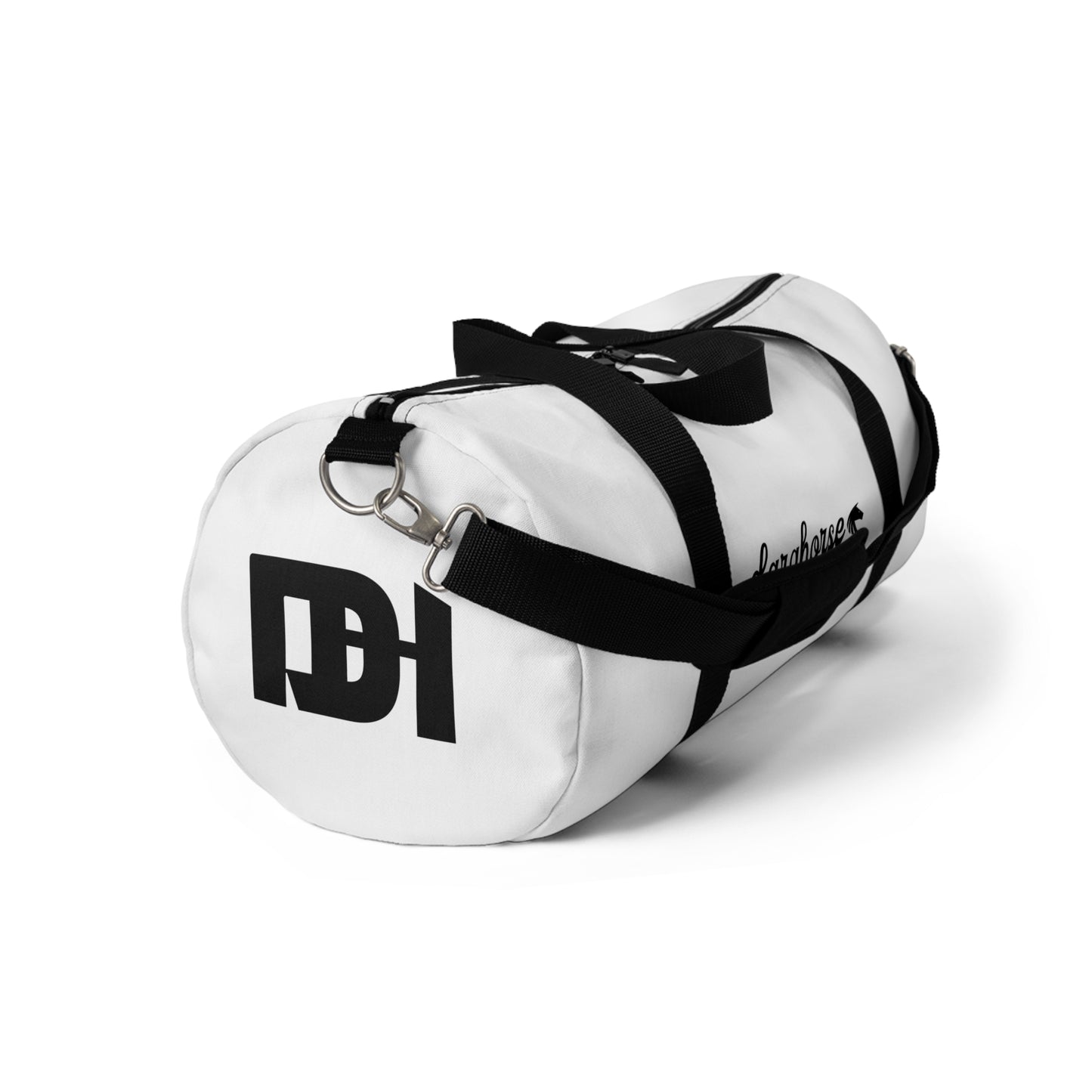 Darq Horse White Duffel Bag