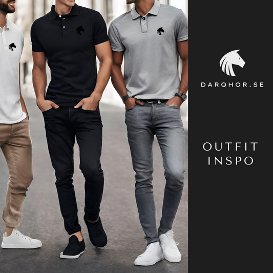Darq Black Polo Shirt | Elevate Your Game in Style and Comfort
