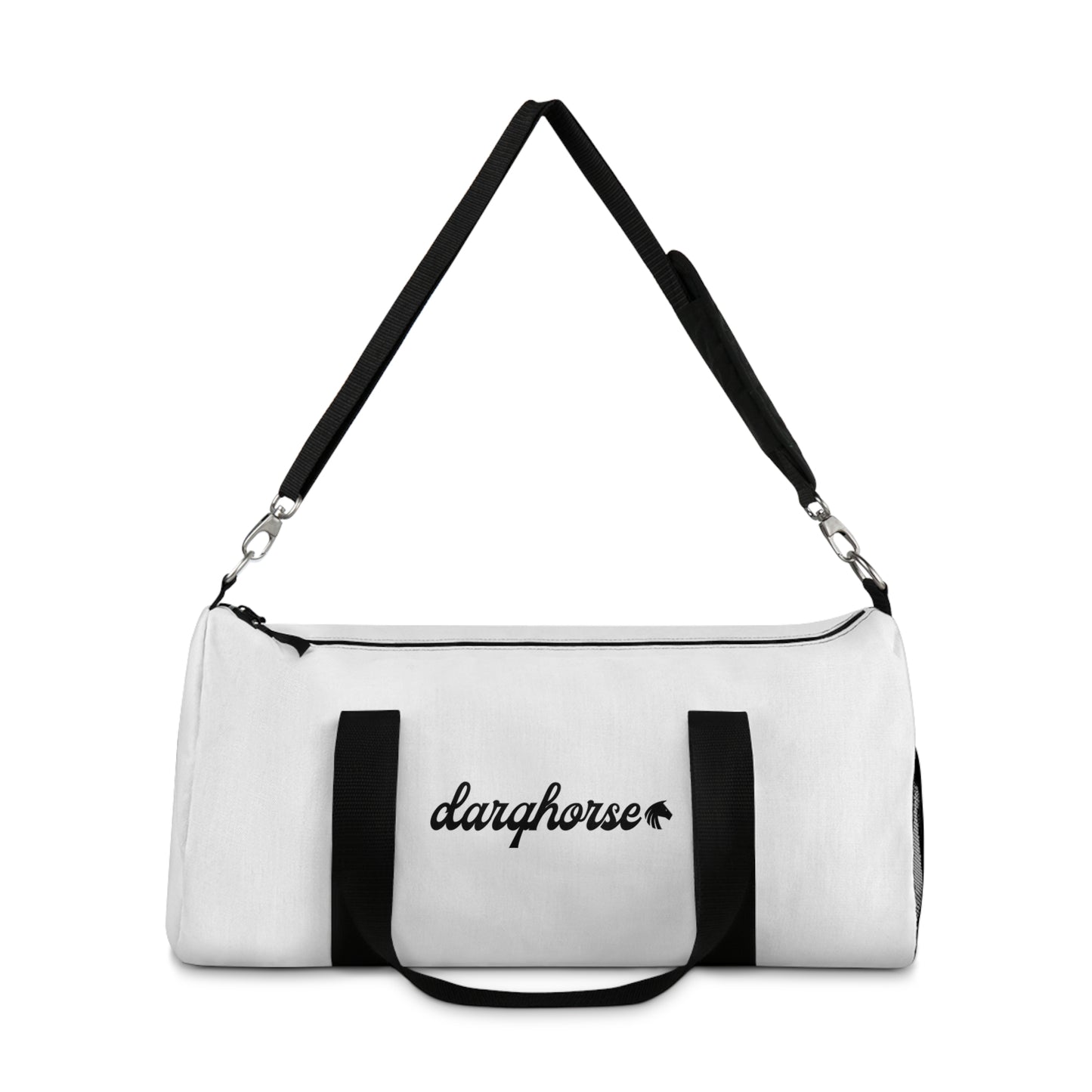 Darq Horse White Duffel Bag